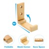 Unique Bargains Aluminum Alloy Folding Space-Saving Design Coat Hooks - 4 of 4