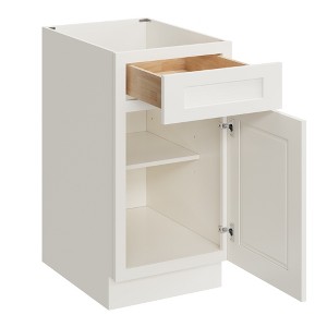 CASAINC 18 in. W x 34.5 in. H x 24 in. D Base Kitchen Cabinet with Drawer – Plywood Frame Soft-Close - Full Overlay RTA - 1 of 4