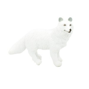 Collectible Wildlife Gifts | Fox, Arctic, White,  Plastic Animal, Educational, Toy,  Realistic Figure,  Model,   Gift,    2"     F3500 B67 - 1 of 4