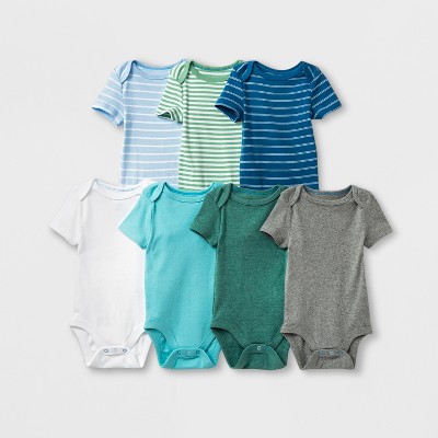 Baby Boys' 7pk Bodysuits - Cloud Island 