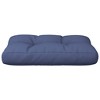 vidaXL Pallet Cushion Navy Blue 23.6"x15.7"x4.7" Fabric - 4 of 4