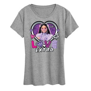 Women's - Barbie - Love Extra Short Sleeve Graphic T-Shirt - 1 of 4