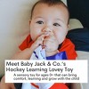 Baby Jack The Learning Lovey Hockey Puck Sports Tag Toy Soother 10" x 10" - 2 of 4