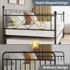 Twin Metal Daybed with Trundle, Premium Steel Slat Support, Space Saving Trundle Sofa Bed for Living Room, Bedroom and Guest Room, Black - 4 of 4