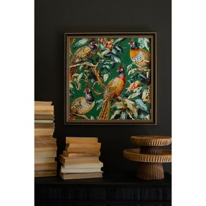 Wall Art – Framed Pheasant Painting on Canvas by Kalalou - 1 of 4