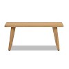 Jennifer Taylor Home Capri 41.5" Solid Red Oak Wood Bench - 2 of 4