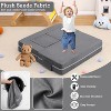 Kids Play Couch, 3Pcs Modular Kids Couch Toddler Couch for Playroom Bedroom, Convertible Foam Kids Play Sofa with Removable Cover - 4 of 4