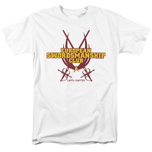 Star Trek Swordsmanship Club Adult T-Shirt White - 1 of 4