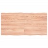 vidaXL Table Top Light Brown 47.2"x23.6"x(0.8"-2.4") Treated Solid Wood Live Edge - 2 of 4