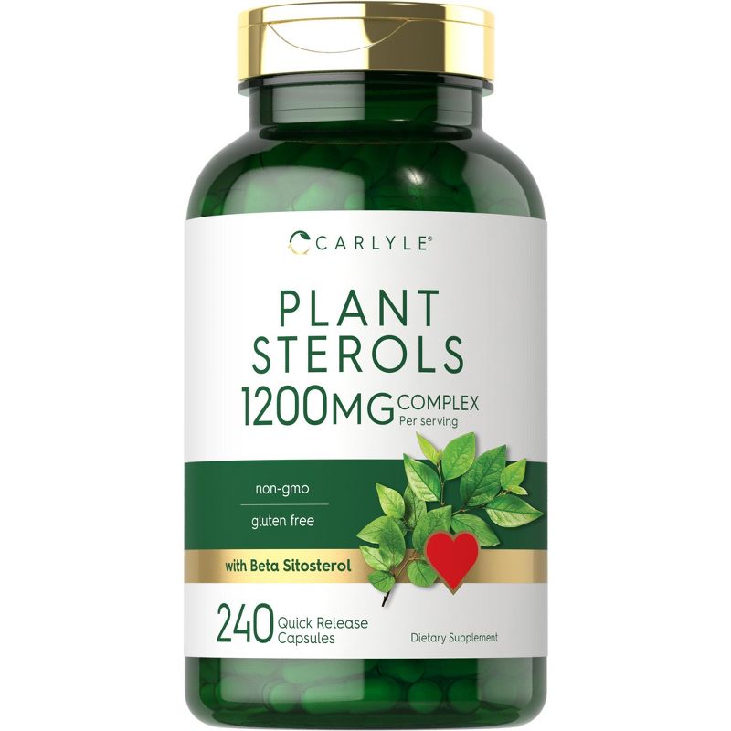 Carlyle Plant Sterols 1200 mg | 240 Capsules, 1 of 4