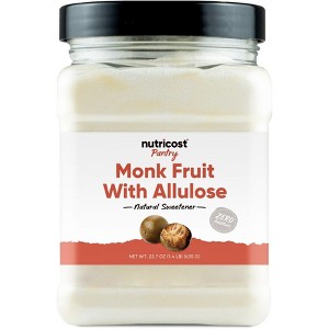 Nutricost Pantry Monk Fruit With Allulose (1.4 Pounds) - Nautral Sweetener Vegan, GMO-Free - 1 of 4
