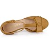 Allegra K Women's Mary Janes Platform Pumps Chunky Heels - 4 of 4