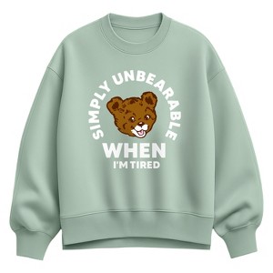 Women's - Instant Message - Tired Simply Unbearable - 1 of 2
