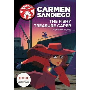 The Fishy Treasure Caper Graphic Novel - (Carmen Sandiego Graphic Novels) by  Clarion Books (Paperback) - 1 of 1