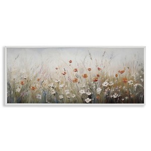 Stupell Industries Neutral Poppy Blooms, 24" x 10" - 1 of 4