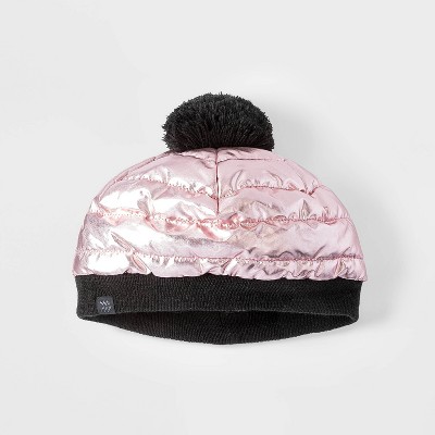 Girls' Puffer Beanie - All in Motion™ Gold