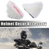 Unique Bargains Cat Ears Shape for Helmet Decor Accessory White Pink 1 Pair - 2 of 4