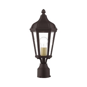 Livex Lighting Morgan 1 - Light Post Light in  Bronze - 1 of 2