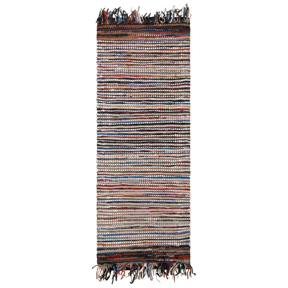 2'3inx6' Woven Stripe Runner Rug - Safavieh