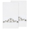 Linum Home Textiles 100% Turkish Cotton BELLA Embellished Towel Set - 2 of 3