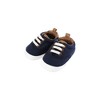 Hudson Baby Infant Boy Cotton Bodysuit, Pant and Shoe Set, Brown Navy Mamas Boy - 3 of 4
