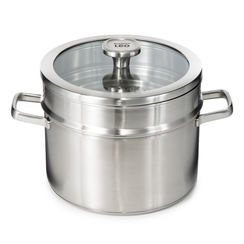 BergHOFF Graphite Recycled 18/10 Stainless Steel Steamer Insert 10", 4 of 8