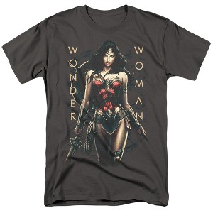 Wonder Woman Movie Armed And Dangerous Adult T-Shirt - 1 of 4
