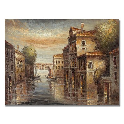 35" x 47" Auburn Venice by Rio - Trademark Fine Art