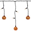 Northlight LED Lighted Pumpkin Halloween Curtain Icicle Lights - Orange - 5.25' Black Wire - 25ct - 2 of 4