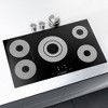 Cosmo COS-365TBECC 36 in. Electric Ceramic Glass Cooktop, 5 Burners, Triple Zone Element, Sync Burners, Hot Surface Indicator Light and Touch Controls - 2 of 4