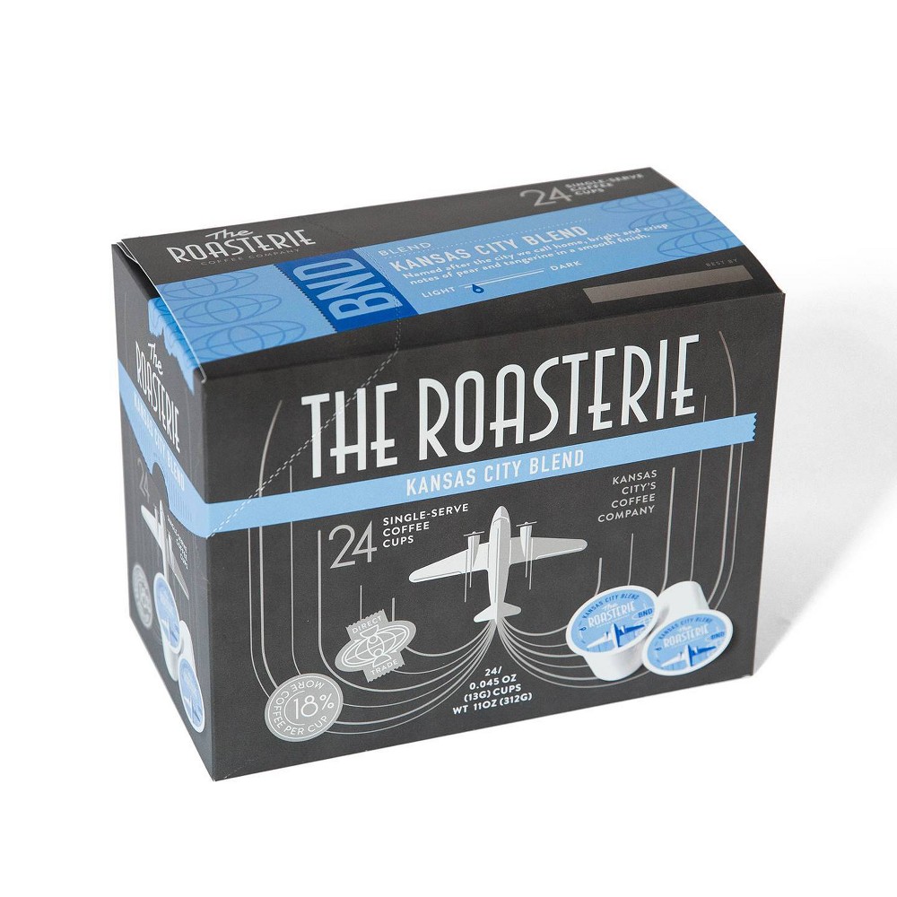 Photos - Coffee The Roasterie Kansas City Blend Single Serve Light Roast  - 24ct