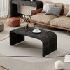Dexmalle Minimalist Coffee Table with Curved Art Deco Design - 2 of 4