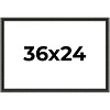 PosterPalooza | Antique Black Picture Frame - UV Acrylic, Backing Board, Hanging Hardware Included - 2 of 4