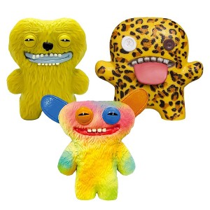 Zuru Fuggler 2.5 Inch Figure 3-Pack | Dark Green, Orange, Leopard Print - 1 of 4