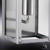 Urban Ambiance Luxury Luxe Industrial Electric Bath / Wall Light,  12"H x 5-1/4"W,  Stainless Steel Finish, UHP2750 - 4 of 4