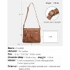 Large Crossbody Purses for Women Crossbody Bag, Multi Pocket Shoulder Bag - 3 of 4