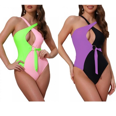 pink green, black purple