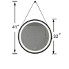 32inch Bathroom Led Classy Vanity Mirror with focused backplane,Black aluminum alloy frame,High Lumen,Dimmable Touch,Wall Switch Control - 4 of 4