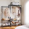Musment Adjustable Mobile Hanger Iron Storage Hanger Rack Hanging Multi-functional Bedroom Clothes Rack - 2 of 4