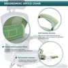 Bestier Office Chair Ergonomic Desk Chair, Home Mesh Office Desk Chairs with Wheels, Lumbar Support Pillow and Padded Armrests, Comfy Gaming Chair - 2 of 4