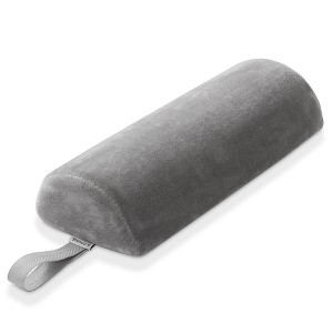 Saloniture 13" x 6" x 3" Half Round Neck Massage Table Bolster Pillow Pad - 1 of 4
