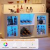 Bar Cabinet, Liquor Cabinet for Home with Power Outlets, Led Lights and Glass Holder, Wine Cabinet with Storage and Racks for Home, Kitchen - 3 of 4