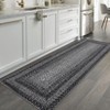 Machine Washable Rug, Non-Slip Non-Shedding Area Rugs for Living Room, Farmhouse Printed Braided Bordered Carpet - 3 of 4
