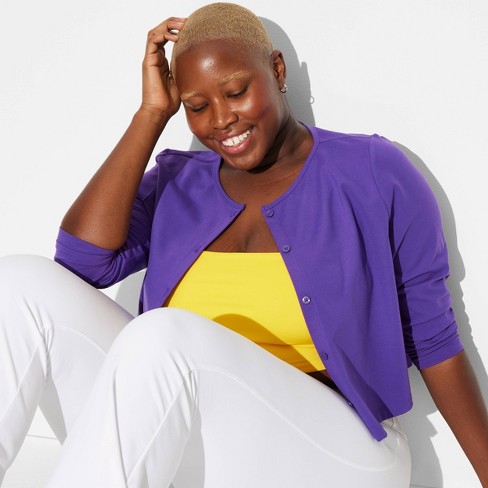 Purple cardigan target sales