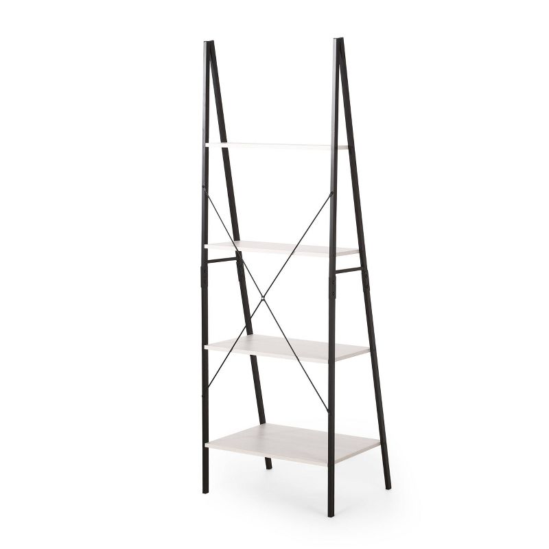 71.5" Newnan Modern Industrial 4 Shelf Etagere Ladder Bookcase - Christopher Knight Home, 5 of 14
