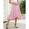 Maternity Dress High Waist Maternity Patchwork Long Skirt - 4 of 4