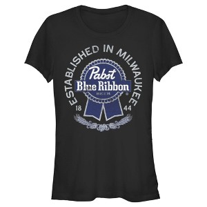 Pabst Established in Milwaukee Logo T-Shirt - 1 of 4