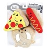Luvable Friends Dog Squeaky Plush Dog Mini Toy Set, Snacks, One Size - 2 of 4