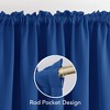 Deconovo Blackout Thermal Rod-Pocket Curtains, OEKO-TEX Certified, 2 Panels（52W） - 3 of 4
