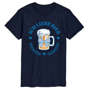 Men's - Instant Message - Ich Liebe Bier Oktoberfest Short Sleeve Graphic T-Shirt - 1 of 4
